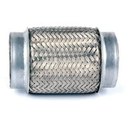 Stainless Steel Double Braid Exhaust Flex Pipe 3 x 4 Long