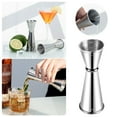 Stainless Steel Double Ended Jigger Cocktail Cup With Scale For