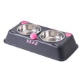 thumbnail image 1 of Stainless Steel Double Pet Bowl Durable Feeder Dish For Cats And Dogs Easy Cleaning Mealtime Dining Solutions, 1 of 3