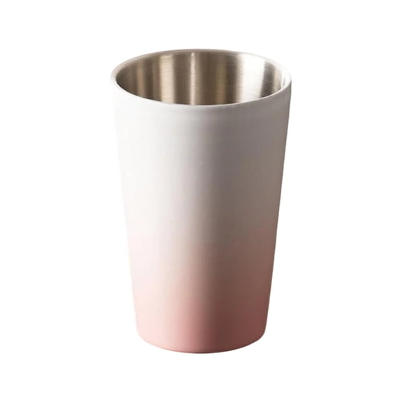 Stainless Steel Double Wall Beer Mug Portable Outdoor Travel Cup Beverage Drinking Glass for BBQs and Family Gatherings