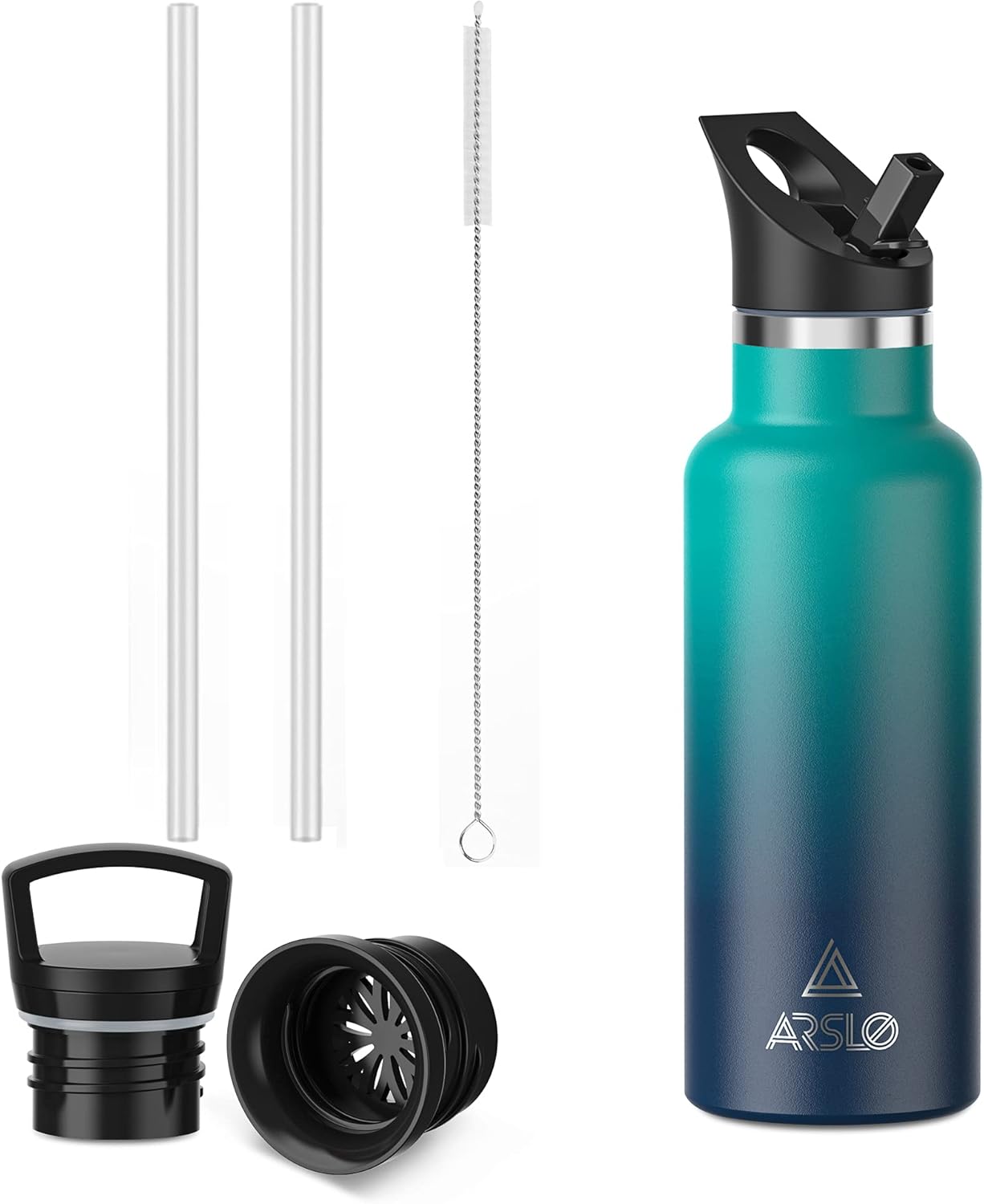 Stainless Steel Double Wall Water Bottles, Vacuum Insulated Bottle With ...