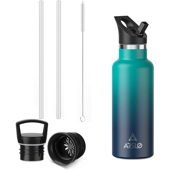 Stainless Steel Double Wall Water Bottles, Vacuum Insulated Bottle With ...
