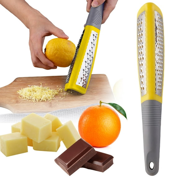 Stainless Steel Double-sided Kitchen Grater for Cheese Vegetables and Potatoes Versatile Food Grating Tool for Home and Restaurant Use Random Color