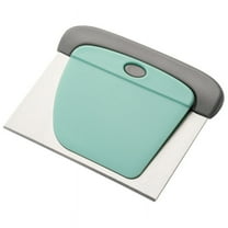 Stainless Steel Dough Cutter And Plastic Scraper 2-Piece Set Baking Tool For Sourdough Pastry Making Kitchen Utensils Easy Clean Weight 0.37 Lbs