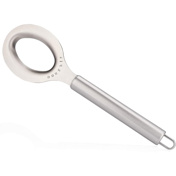 Stainless Steel Dough Whisk Mixing and Kneading Tool  Sourdough Stirrer Danish Whisk Alternative Rigid Hand with Comfortable Grip Gift Box Included