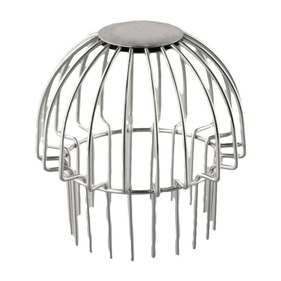 Stainless Steel Down Spout Filter Gutter Guard Debris Dirt Protector Outdoor Drain Cover Gutter Block Stops Blockage Leaves