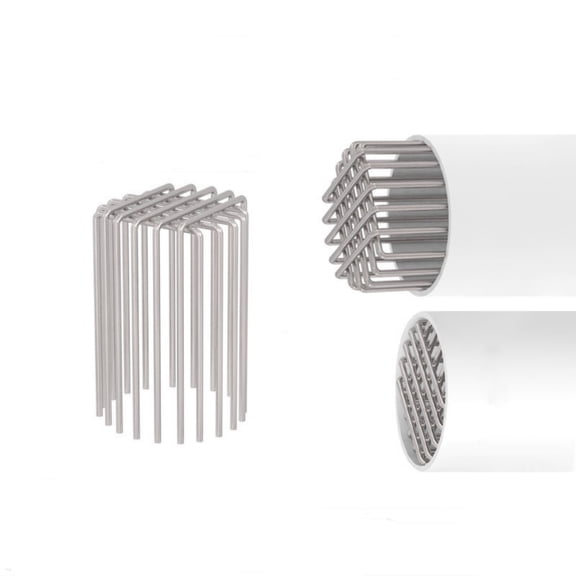 Stainless Steel Downspout Gutter Guard Screen, Metal Gutter Downspout Filter Strainer (Fits 2.8"-3" Pipes)