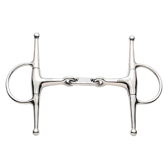 Stainless Steel Dr Bristol Full Cheek Snaffle Bit, 5", 5"