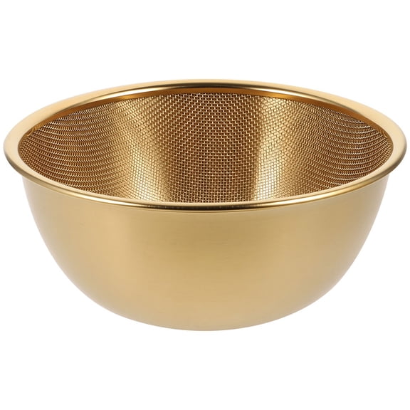 Stainless Steel Drain Basket Rice Washing Sieve Egg Beaters Kitchen Storage Baskets