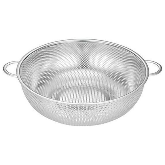Stainless Steel Draining Basket, High-density Hole Design for Washing Rice & Vegetables, Quick-drain & Storage Basket for Efficient Kitchen Use, Ideal for Home Cooks & Meal Prep,Vsgery