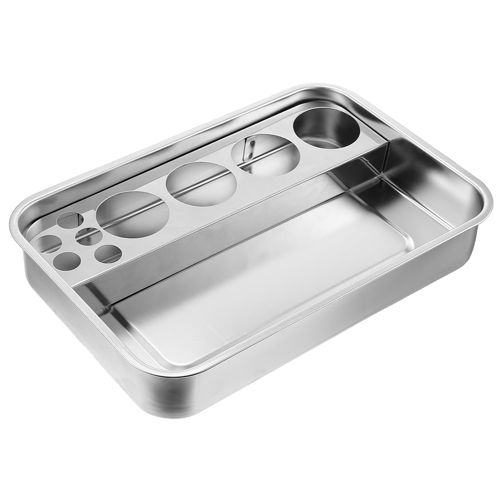 Stainless Steel Dressing Tray Surgical Dissection Case Therapist Tool Plate Infusion Injection Major 201