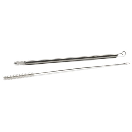 Stainless Steel Drink Straw Cleaning Brush (Set of 2) 10.25 inch