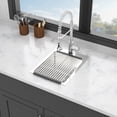 thumbnail image 1 of Stainless Steel Drop-In Kitchen Sink - 15x20 Inch Topmount Sinks 16 Gauge Single Bowl, 1 of 6