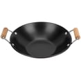 thumbnail image 1 of Stainless Steel Dry Pot Cooking Grilling Wok Individual Black, 1 of 8