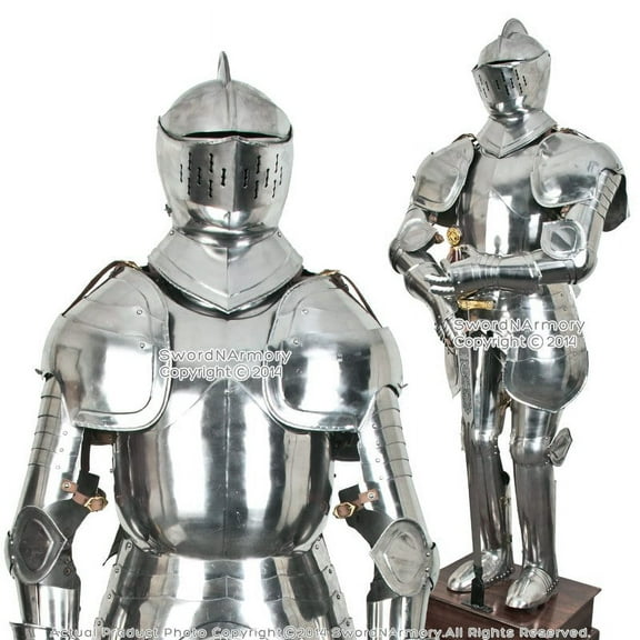 Stainless Steel Duke Burgundy Full Suit Armor Medieval Knight Wearable