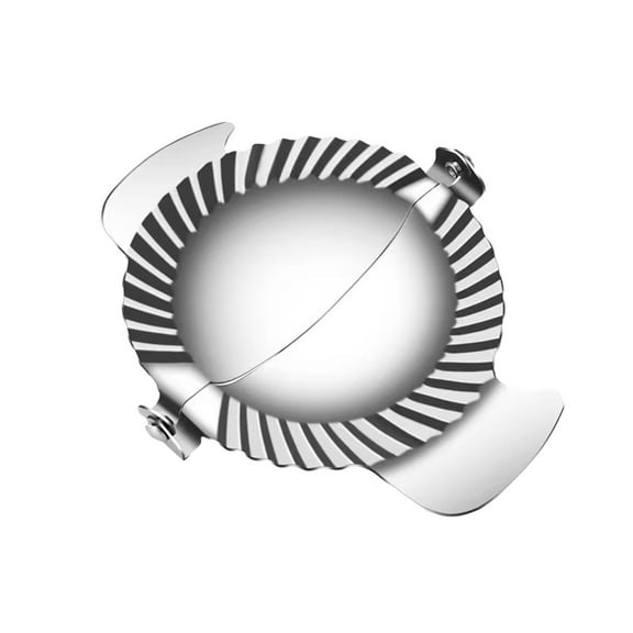 Stainless Steel Dumpling Maker, 2-in-1 Dough Cutter/Dumpling Mold for Empanada, Dumpling, Ravioli, Pierogi & Hand Pie