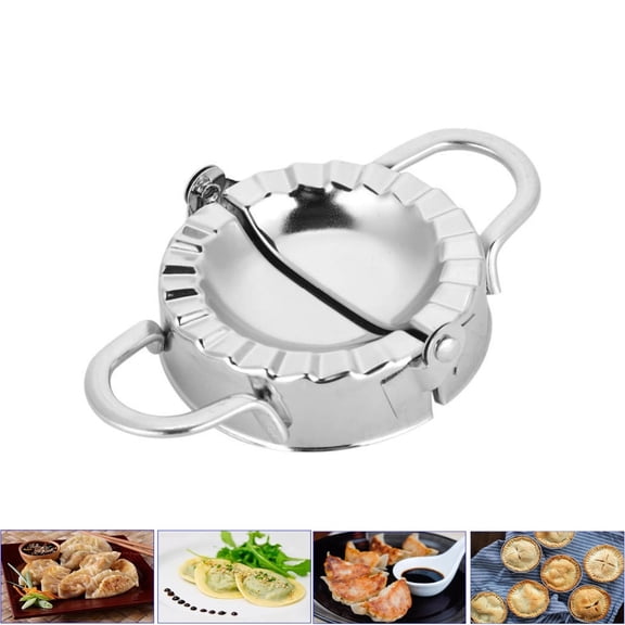 Stainless Steel Dumpling Maker,Pie Empanada Press Mold,Pie Making Mold for Home,Reusable Stainless Steel Ravioli Maker for Home