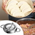 thumbnail image 1 of Stainless Steel Dumpling Maker Press Mold Tool for Wontons and Pastries with Non-Stick Surface for Easy Release and Quick Cleanup Perfect for Home Cooks and Asian Cuisine Enthusiasts Topliu, 1 of 8