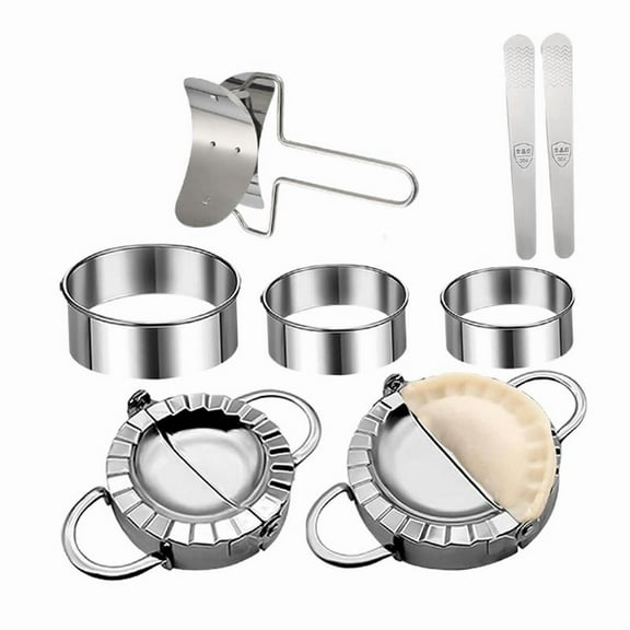 Stainless Steel Dumpling Ravioli Maker Press Pierogi Mold Wonton Mould Easy Tool for Dumpling Wrapper Dough Stamp Cutter Pastry Pie Making Kitchen Small Tools