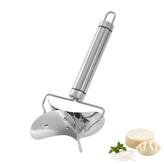 Stainless Steel Dumpling Wrapper Cutter, Homemade Dumplings in Seconds for Home Kitchens & Restaurants, Shape Like a Pro for DIY Kitchen Accessories