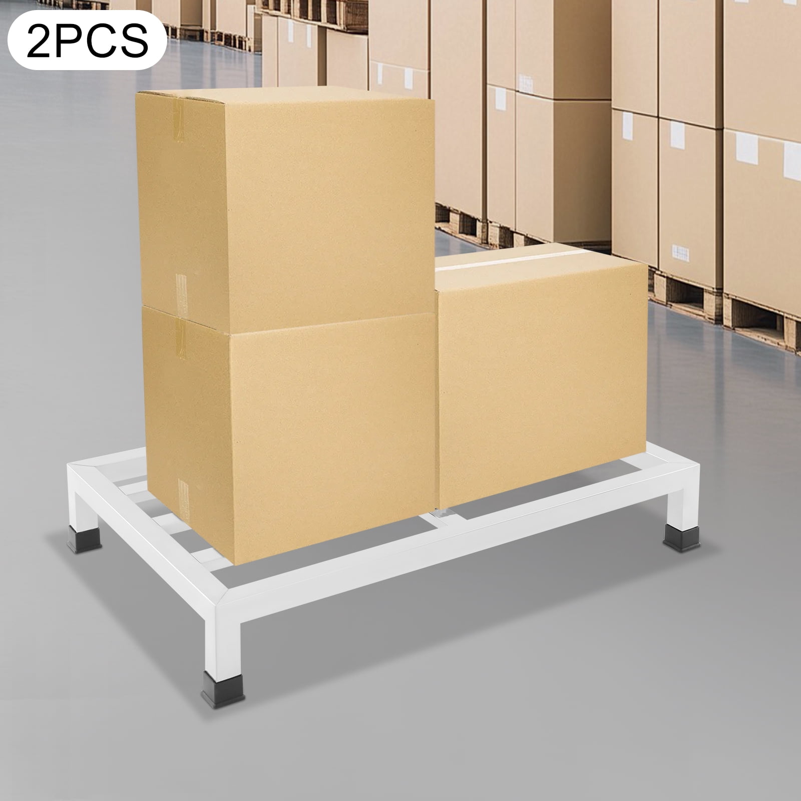 Dungeness Rack Stainless Steel Dunnage Racks 2-Pack, 23.6x15.7x3.9in 201 SS, 551.16lbs ...