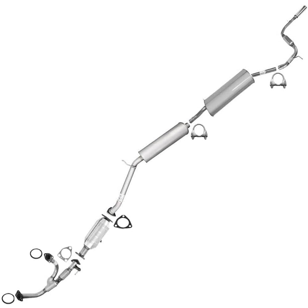 Northeastern Exhaust Catalytic, Resonator, Front Pipe & Muffler Fits 2002-2004 Honda Odyssey 3.5L - Direct Fit EPA-Approved | Stainless Steel Exhaust System Kit