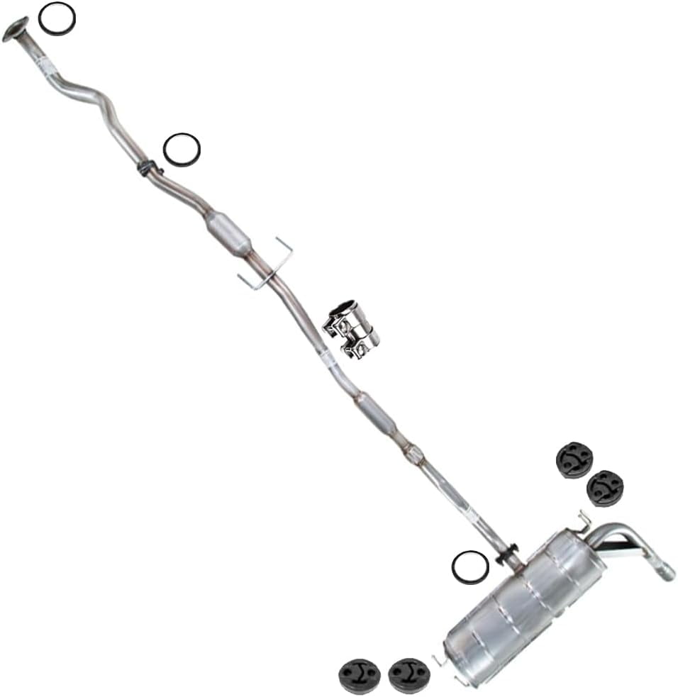 Northeastern Exhaust Stainless Steel Front Pipe, Resonator & Muffler System – Direct Fit Fits 2004–2005 Toyota RAV4 2.4L | Free Hardware Included | Durable, Rust-Resistant Design