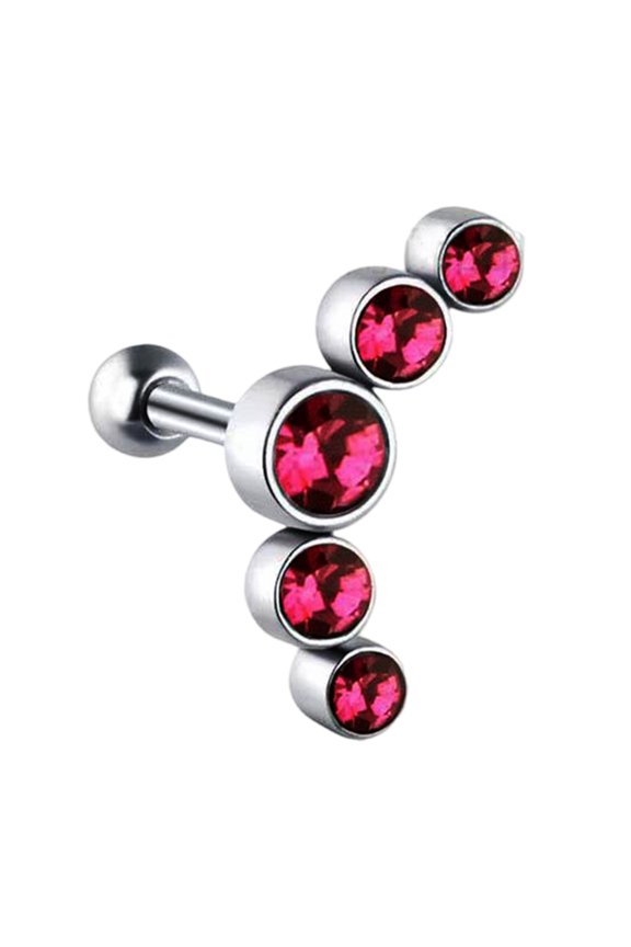 Stainless Steel Ear Bone Studs Earring Stylish Helixes Tragus Piercing Jewelry Ear Accessories for Fashion Enthusiasts