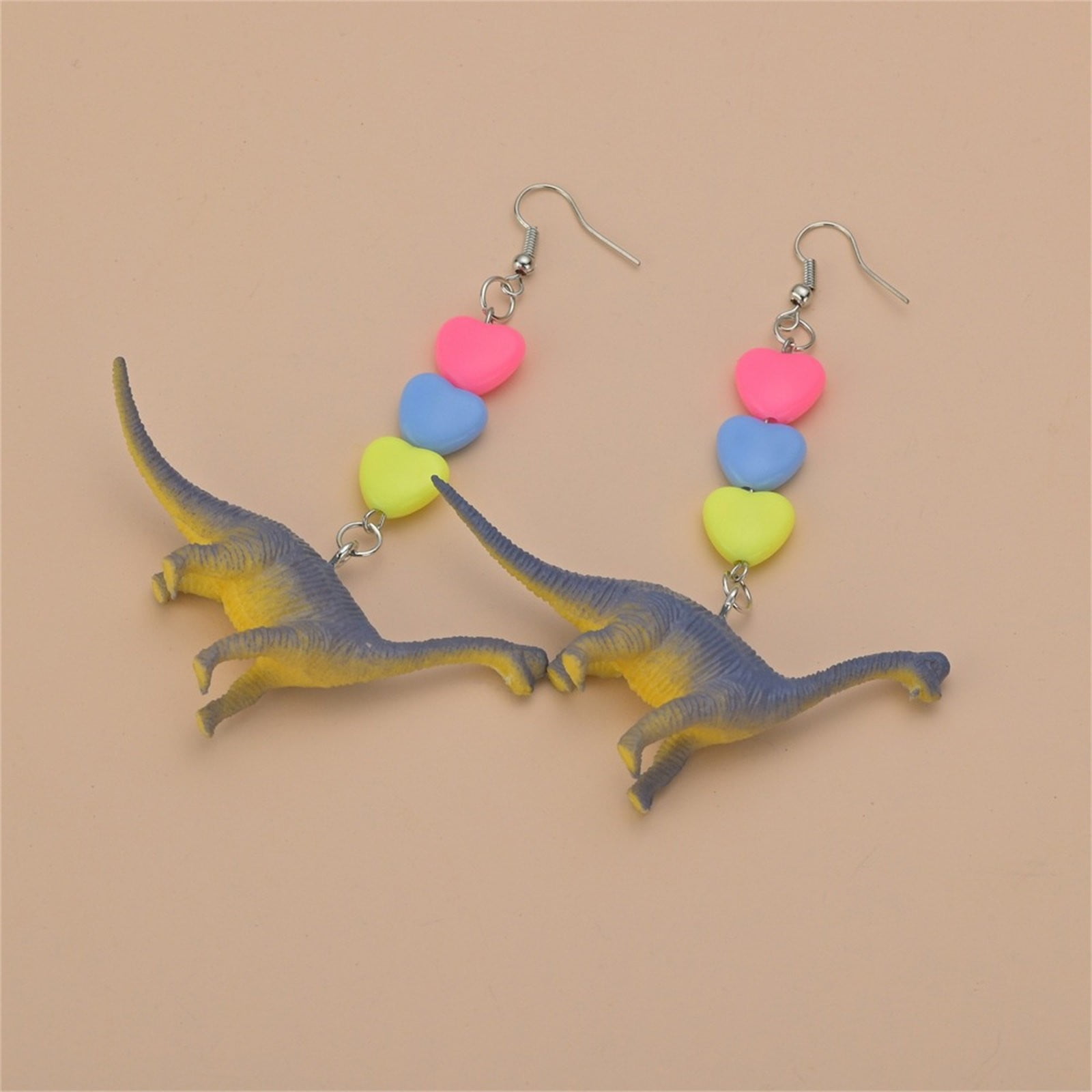 Stainless Steel Earrings Funny Dinosaur Earrings Fashion Toys Dinosaur