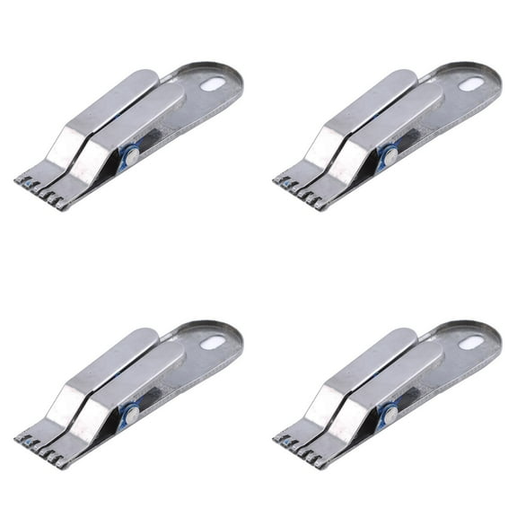 Stainless Steel Earthworm Baiting Tool - Fast Worm Clip Hook for Live Fishing Bait - Multi-Function Worm Catcher Clamp - Fishing Tackle Accessory for Easy Rigging and Baiting