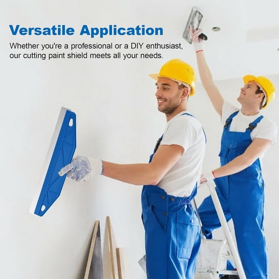 Stainless Steel Edge Paint Tool For Wainscoting Carpet, Cutting Guide Combined Scratch And Stain Remover, Paint Shield (B)