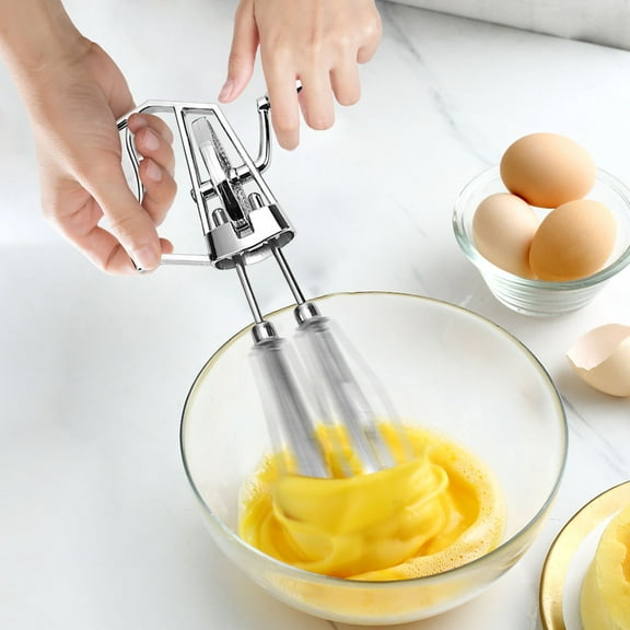 Stainless Steel Egg Beater For Kitchen Hand Mixer Whisk Baking Tool Efficient Dough Whip Cake Mixing Utensil Egg Beater 2