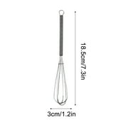 Stainless Steel Egg Beater Mixer - Multifunctional Kitchen Mixing Tool for Eggs, Milk, Flour & Cream