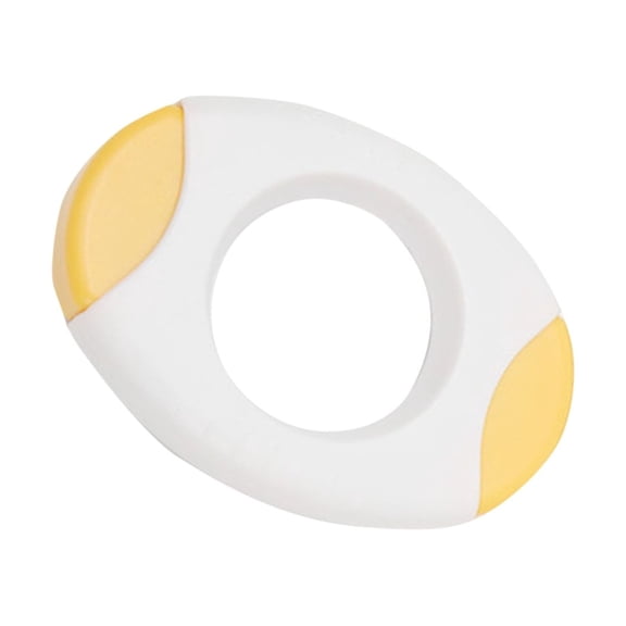 Stainless Steel Egg Opener Scissors and Separator Tool, Quick Soft Hard Boiled Egg Topper Cutter, Ergonomic Handle Kitchen Utensil(Yellow)