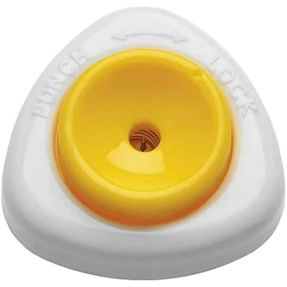 Stainless Steel Egg Piercer for Hard Boiled Eggs with Sturdy Base, Heavy Duty Egg Poker to Get Good Hard Boiled Eggs, Easy & Fast Egg Piercing Tool Great As Stocking Stuffers, Non-magenetic