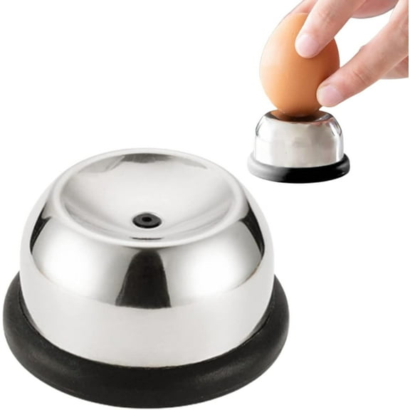 Stainless Steel Egg Piercer for Hard Boiled Eggs with Sturdy Base, Heavy Duty Egg Poker to Get Good Hard Boiled Eggs, Easy & Fast Egg Piercing Tool