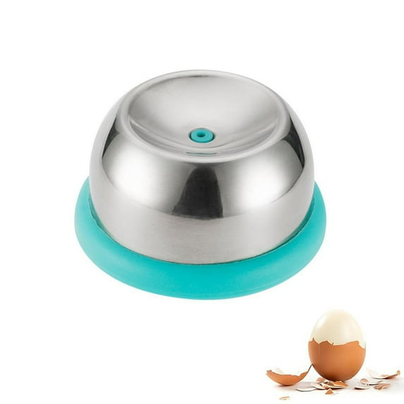 Stainless Steel Egg Piercer with Safety Lock for Easy Peeling and Cracking Prevention