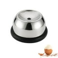 thumbnail image 1 of Stainless Steel Egg Piercer with Safety Lock for Easy Peeling and Cracking Prevention, 1 of 10