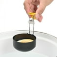thumbnail image 1 of Stainless Steel Egg Poacher with Non-Stick Coating Foldable Handle for Easy Boiled Eggs Kitchen Tool, 1 of 9