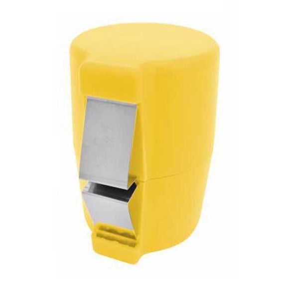 Stainless Steel Egg Shell Opener Egg Shell Opener, Separator - Handheld Cracker Peeler Cube Tool, Must-Have Kitchen Gadget for Hard Boiled Egg Prep (Yellow)
