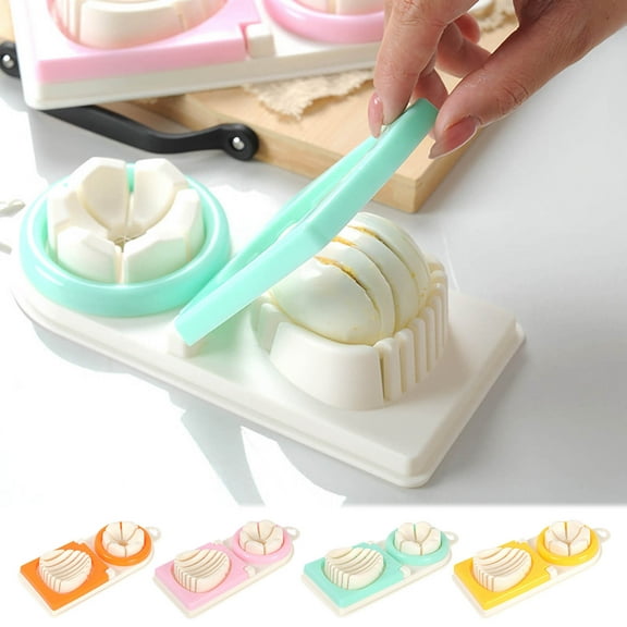 Stainless Steel Egg Slicer, 304-grade Kitchen Gadget with Wire Cutter, Non-slip Base for Perfect Hard Boiled Eggs, Mushrooms & Fruit, Easy Clean Design for Everyday Meal Prep,Vsgery