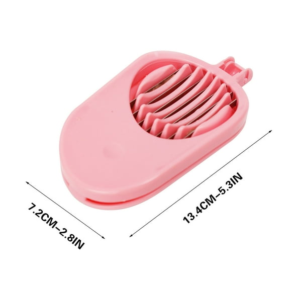 Stainless Steel Egg Slicer & Jujube Pitter | Multi-Function Food Cutter for Hard Boiled Eggs, Mushrooms & Soft Cheeses | Dishwasher Safe Kitchen Tool