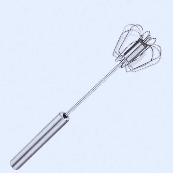 Stainless Steel Eggbeater,Egg Scrambler,Hand Mixer, Rotating Semi-Automatic Eggbeater, Used For Making