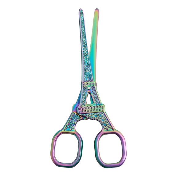 Stainless Steel Eiffel Tower Rainbow Color 14x5.3x0.5cm