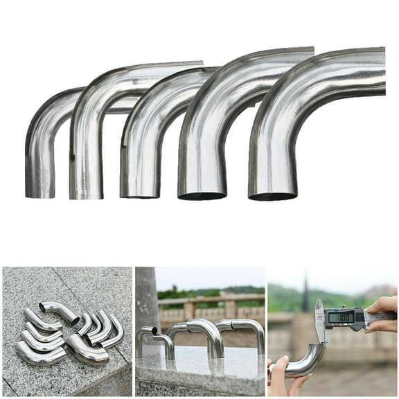 Stainless Steel Elbow 90 Degree Mandrel Bend 90 Tube Polished Pipe DIY For Construction Tools Accessories