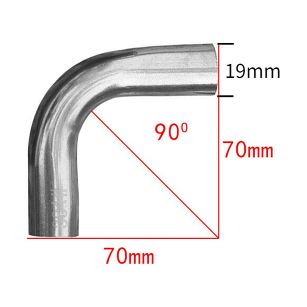 TAISHER 304 Stainless Steel 1.75" 90 Degree Mandrel Bend Elbow - 16GA/.065" Wall For Stair Handrail & Pipe Welding
