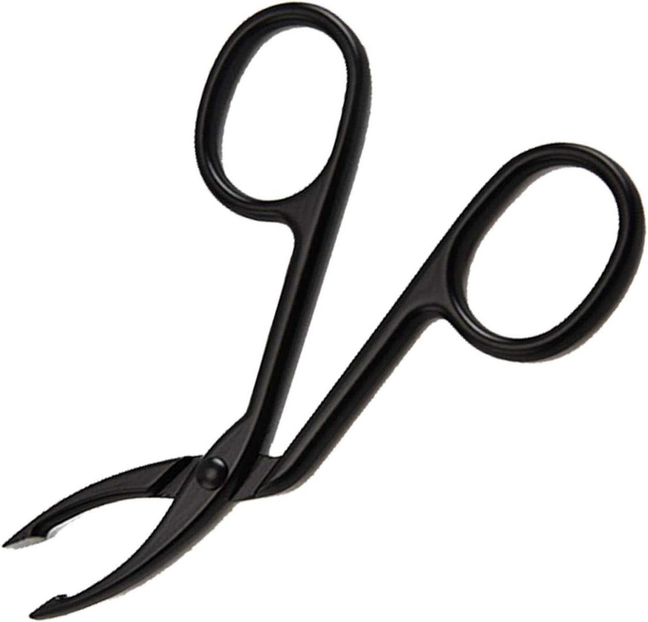 Stainless Steel Elbow Tweezers Straight Tweezers for Eyebrow Makeup and Beauty Clean