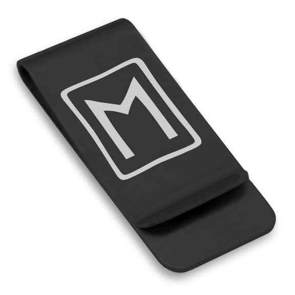 Stainless Steel Elder Futhark Ehwaz Rune Classic Slim Money Clip Credit Card Holder