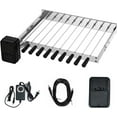 Stainless Steel Electric Barbecue Shish Kabob Skewer Set With 9Pcs