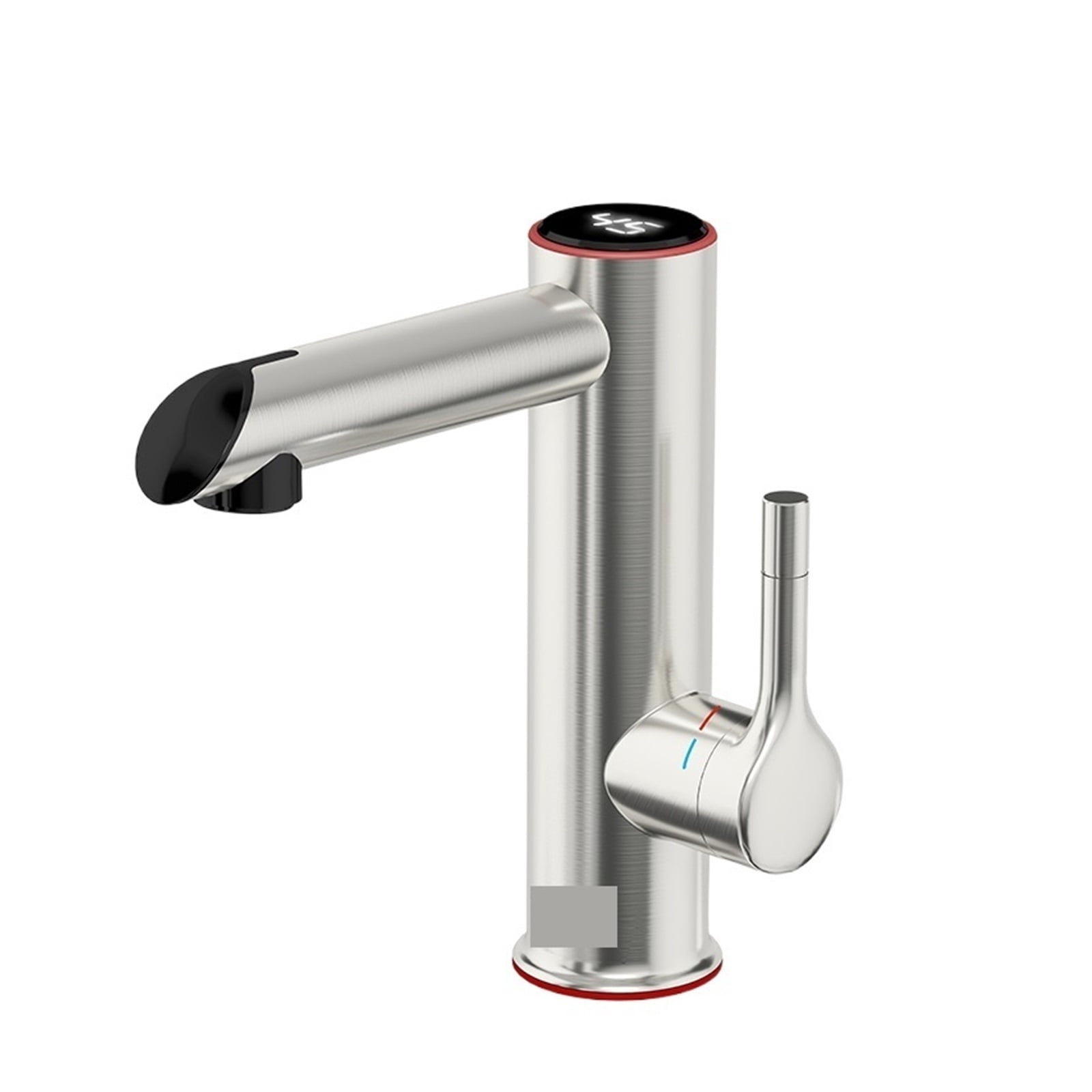 Stainless Steel Electric Faucet Bathroom Heating Tap Mini Water Heater Instant Hot Water Faucet 2 In 1 Mixer